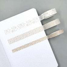 Load image into Gallery viewer, Ivory Summer Wedding Set of 3 Washi Tapes
