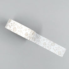 Load image into Gallery viewer, Ivory Summer Wedding Blooms Washi Tape
