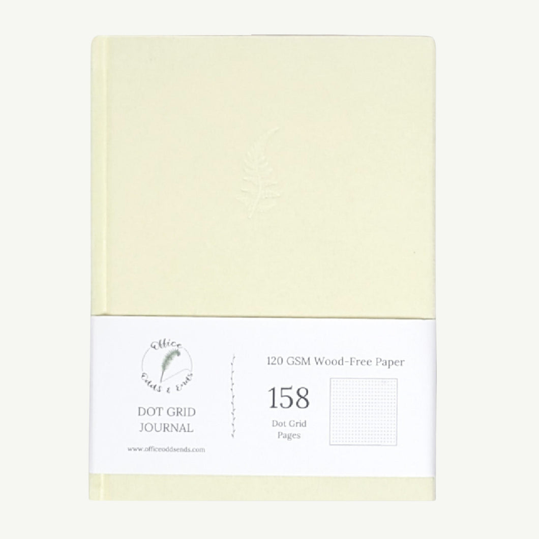 A5 Dotted Notebook, Yellow