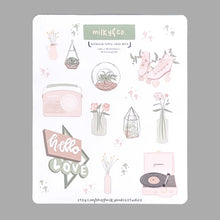 Load image into Gallery viewer, Botanical Retro Vibes Sticker Sheet
