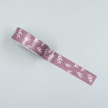 Load image into Gallery viewer, Burgundy Twigs Washi Tape
