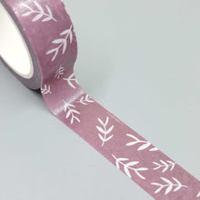 Load image into Gallery viewer, Burgundy Twigs Washi Tape
