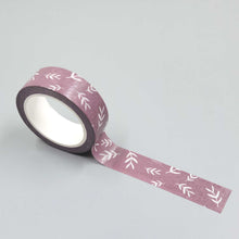 Load image into Gallery viewer, Burgundy Twigs Washi Tape
