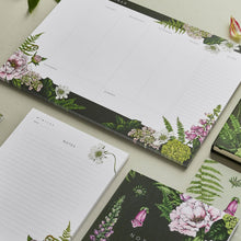 Load image into Gallery viewer, Summer Garden A4 Weekly Desk Pad Planner
