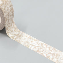 Load image into Gallery viewer, Kraft Lace Floral Washi Tape
