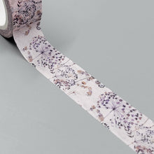 Load image into Gallery viewer, Mauve Floral Washi Tape
