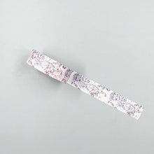 Load image into Gallery viewer, Mauve Floral Washi Tape
