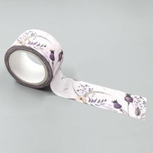 Load image into Gallery viewer, Mauve Floral Wide Washi Tape
