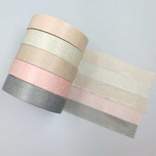Load image into Gallery viewer, Natural Solids Set of 5 Slim Washi Tapes
