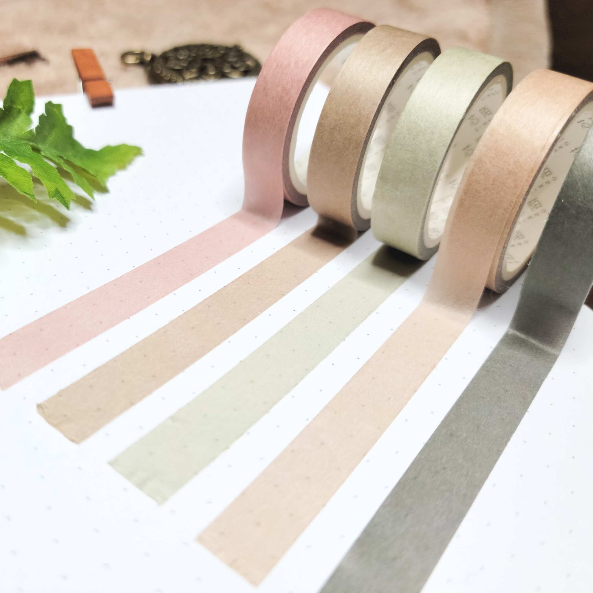 Neutral Set of 4 Washi Tapes