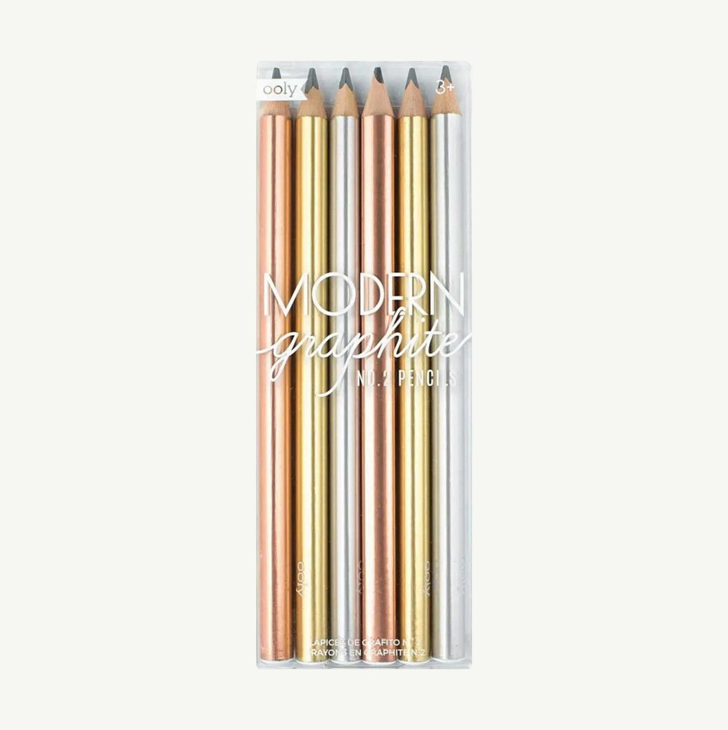 Modern Graphite Pencils - Set of 6