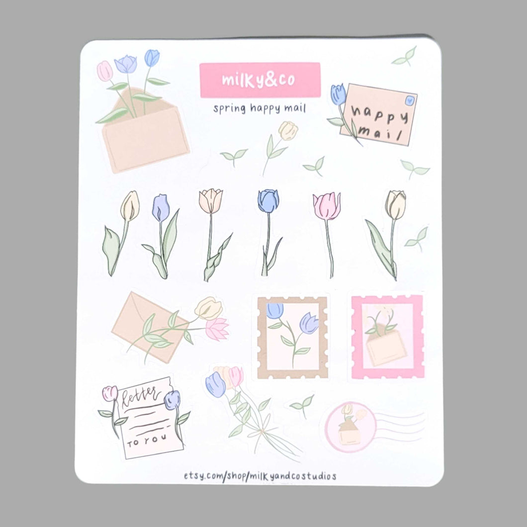 Spring Happy Mail Sticker Sheet