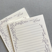 Load image into Gallery viewer, Great Ideas Whimsical Vines Notepad
