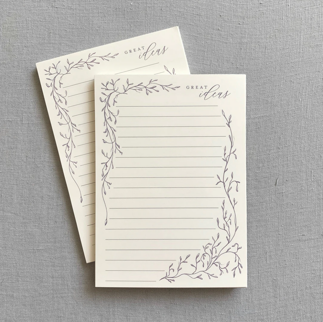 Great Ideas Whimsical Vines Notepad
