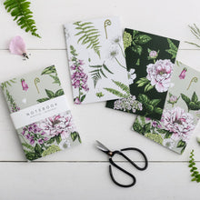 Load image into Gallery viewer, Summer Garden Pack of 3 A6 Notebooks
